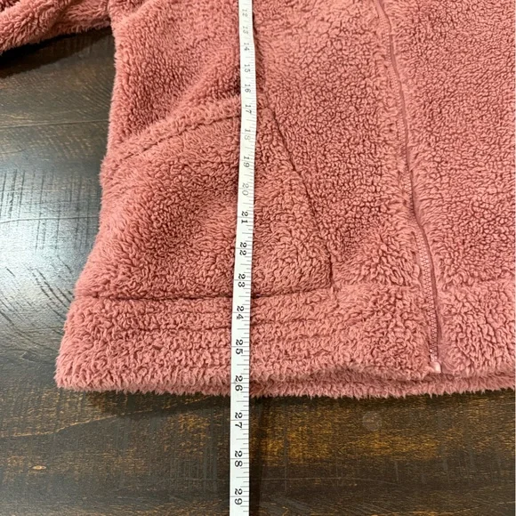 Free Country Sierra Butter Pile II Jacket L Pink Sherpa Fleece Full Zip Cozy - Picture 8 of 11